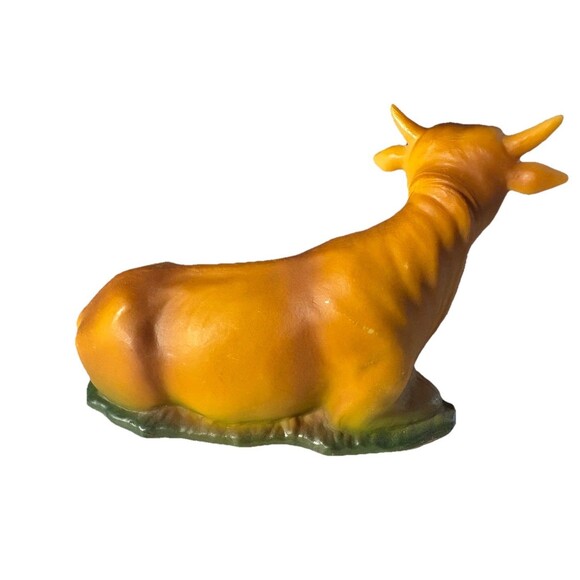 Nativity Piece Art Plastic Co. 1960s Vintage Cow Replacement Piece Christmas - Picture 2 of 6